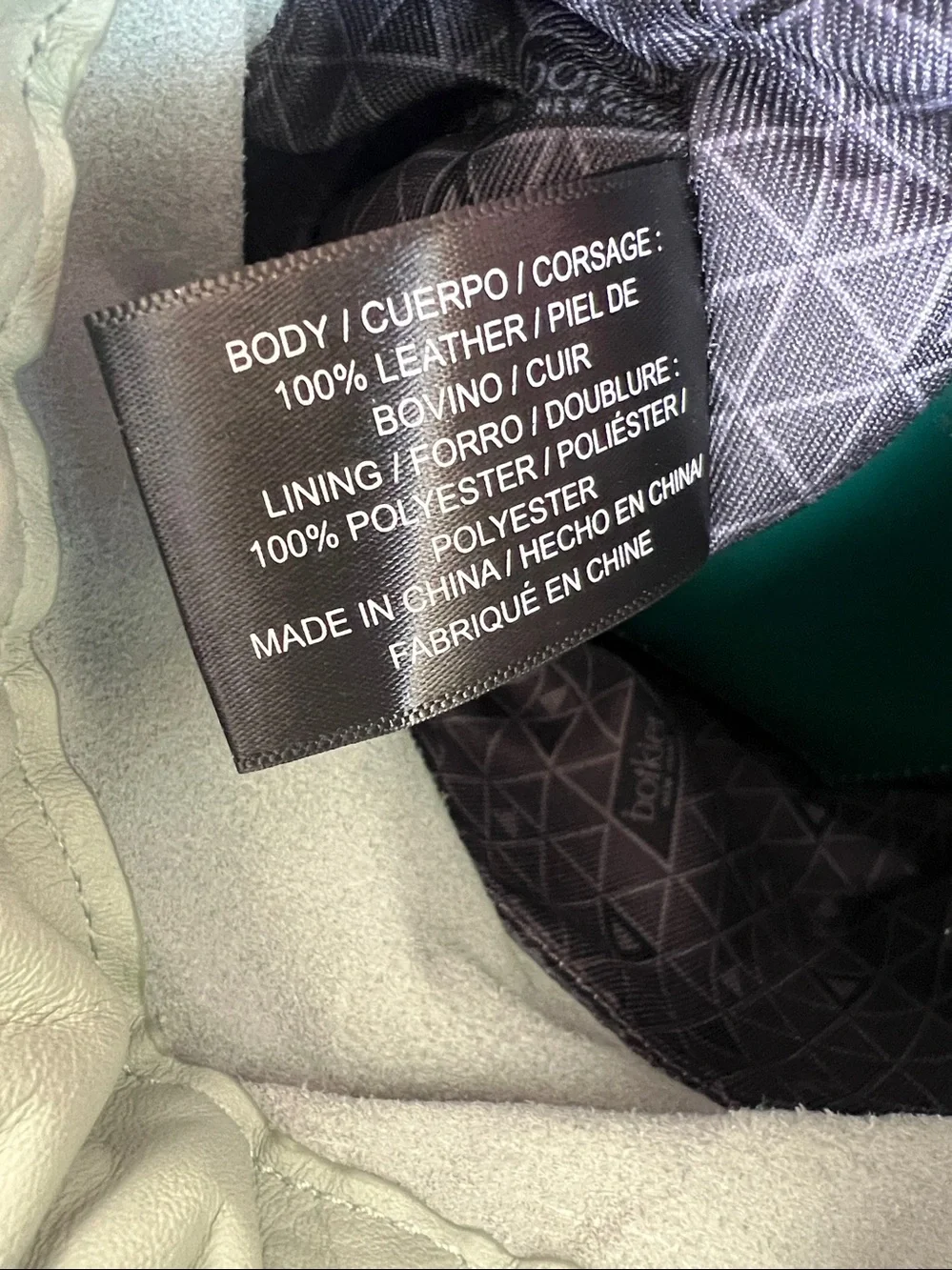 BOTKIER Park Slope Mini Wide strap leather bag Emerald combo green NWT